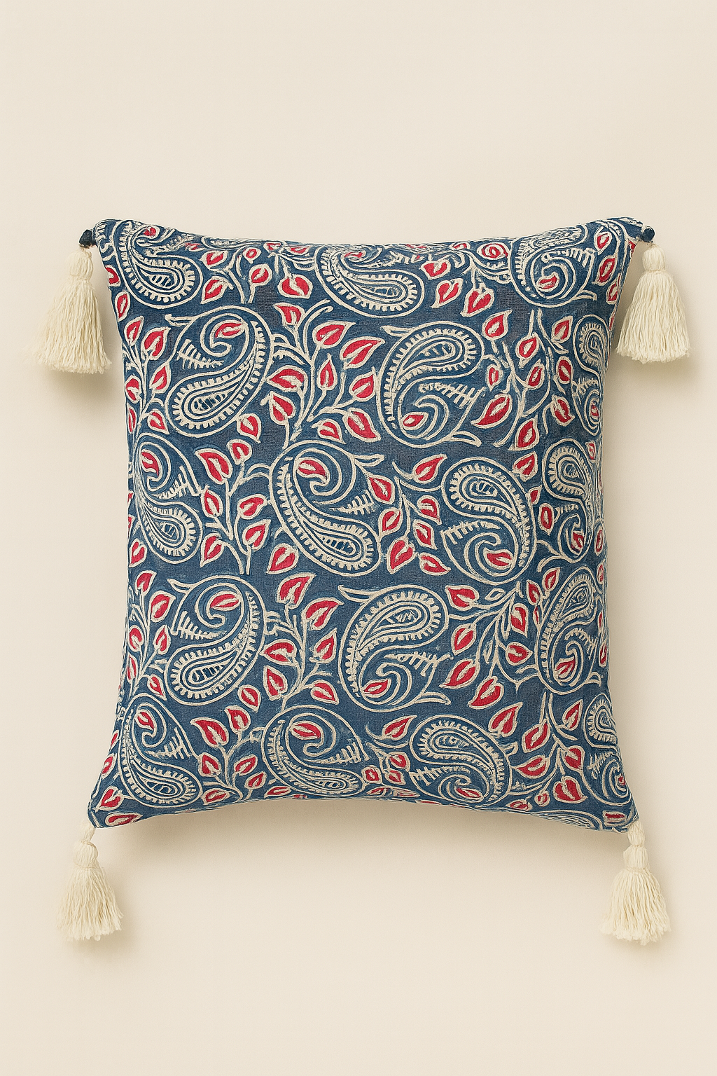 Indigo Mandala Cushion Cover