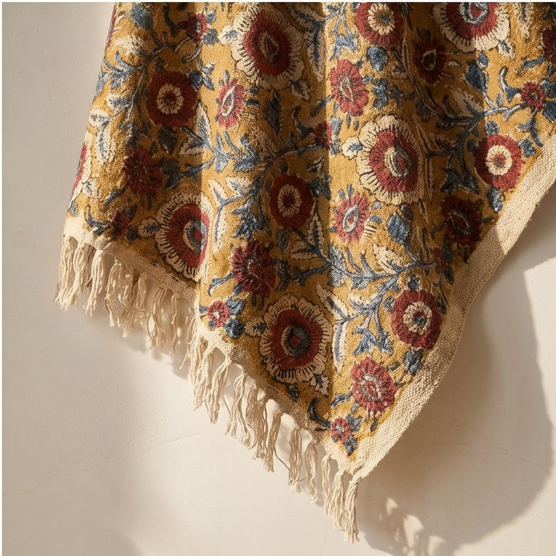 Special Weaved Cotton Bagru Throws
