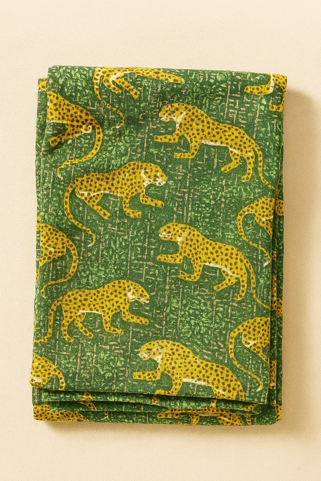 Chirping Skies Hand-Made Kantha Throw Blanket