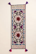 Lakehouse Meadow Exclusive Hand Embroidered Suzani Kantha Runner
