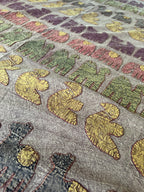 Fern Whisper Handmade Appliqué Queen Bedspread