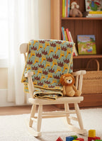 Tippy Toes and Trunks - 100% cotton Hand Made Artisnal Baby Quilt