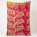 Dream Bloom Vintage Cotton Kantha Throw