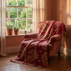 Dream Bloom Vintage Cotton Kantha Throw