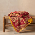 Dream Bloom Vintage Cotton Kantha Throw