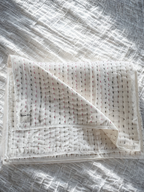 Elegance - 100% cotton Hand Made Artisnal Baby Quilt