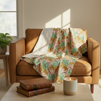 Wild Pink Safari Grand Kantha throw