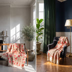Dream Mist Luxury Suzani Throw