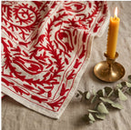 Scattered Sedge Hand-Embroidered Cotton Suzani Throw