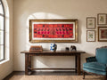Red Osier Appliqué Pure Cotton Wall Hanging
