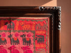 Red Osier Appliqué Pure Cotton Wall Hanging