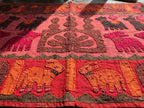 Red Osier Appliqué Pure Cotton Wall Hanging