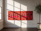 Red Osier Appliqué Pure Cotton Wall Hanging