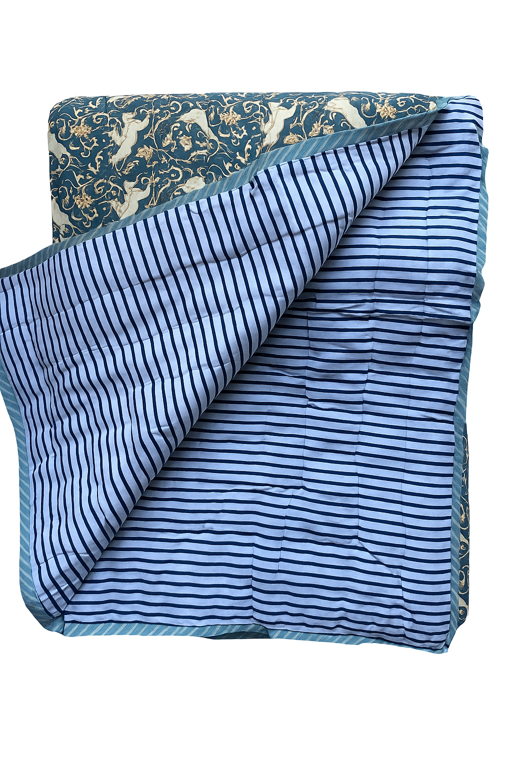 Snuggly Sprout - 100% cotton Hand Made Artisnal Baby Quilt