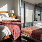 A Gem Luxury Vintage Suzani Kantha Throw