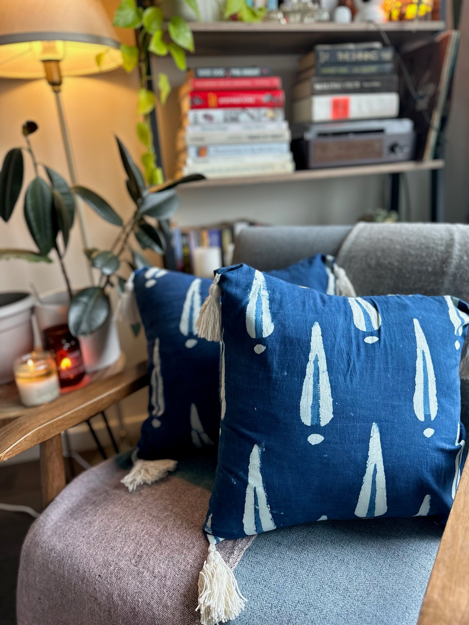 Blue Ocean Drop Cushion Cover