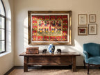 Twinflower Appliqué Pure Cotton Wall Hanging