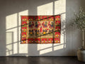 Twinflower Appliqué Pure Cotton Wall Hanging