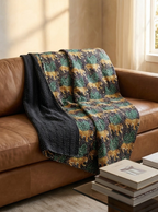The Shadowlands Cotton Hand-Made Kantha Throw Blanket