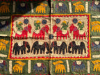 Wild Bergamot Appliqué Pure Cotton Wall Hanging