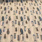 Serene Indigo Handmade Kantha Bedsheet