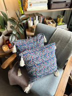 Indigo Mandala Cushion Cover