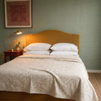 Willow Maple Handmade Cutwork Queen Bedspread