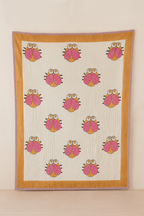 Beautiful Beetles - 100% cotton Hand Made Artisnal Baby Quilt