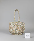 Mosaic Beauty Ruffle Tote Bag