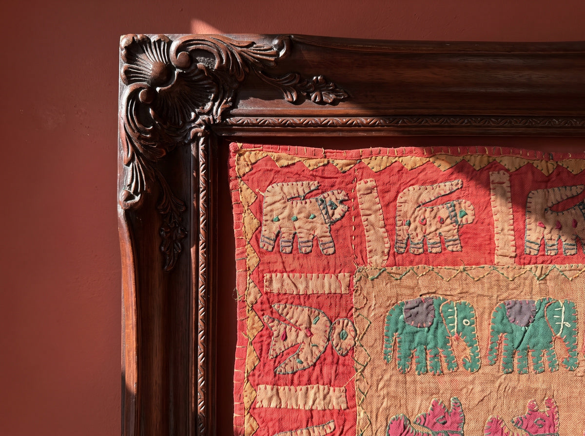 Bracken Fern Appliqué Pure Cotton Wall Hanging