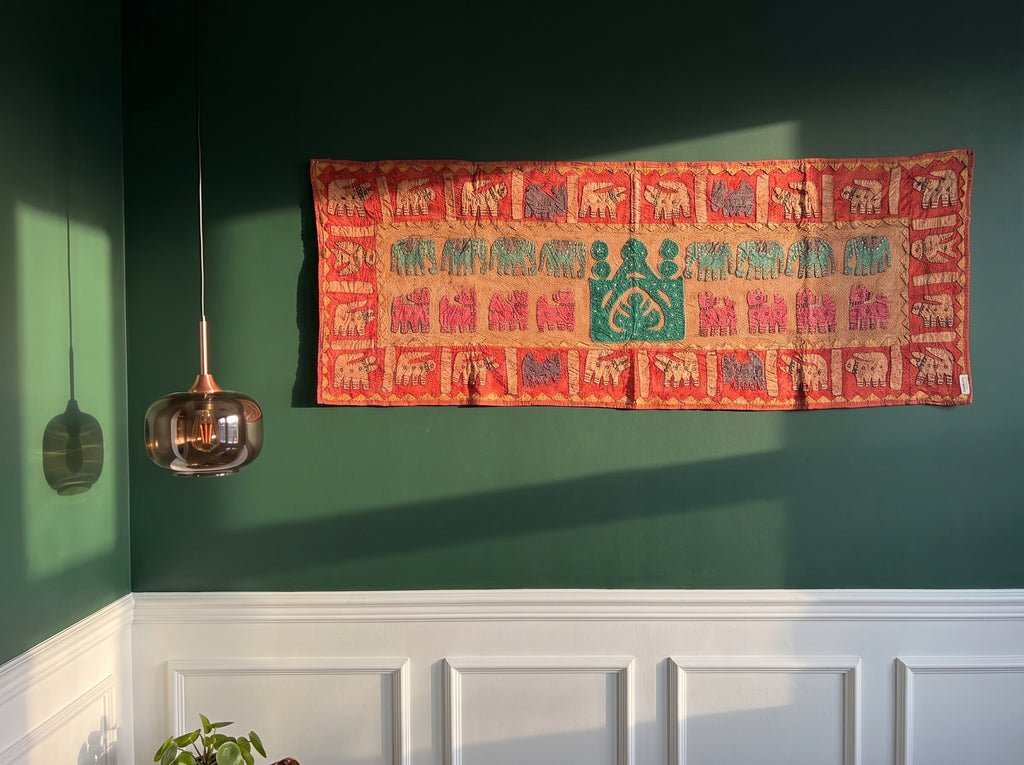 Bracken Fern Appliqué Pure Cotton Wall Hanging