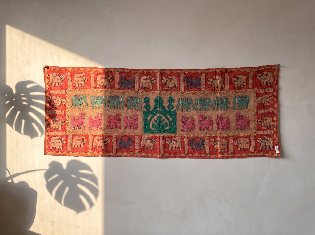 Bracken Fern Appliqué Pure Cotton Wall Hanging