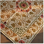 Twilight Grace Hand-Embroidered Cotton Throw