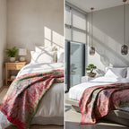 Sky Dew Luxury Vintage Suzani Kantha Throw