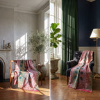 Sky Dew Luxury Vintage Suzani Kantha Throw