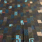 Saffron Amber Handmade Patola Kantha King Bedspread