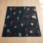 Saffron Amber Handmade Patola Kantha King Bedspread
