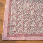 Whisper Terracotta Handmade Kantha Queen Bedsheet