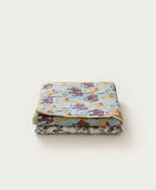 Tippy Toes and Trunks - 100% cotton Hand Made Artisnal Baby Quilt