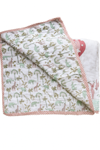 Floaty Dreams - 100% cotton Hand Made Artisnal Baby Quilt