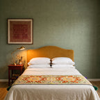 Prairie Bloom Exclusive Hand Embroidered Suzani Kantha Runner