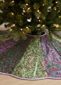 Crimson & Sage Botanical Christmas Tree Skirt