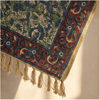Rich Bloom Handmade Bagru Block Print Throw