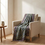 Rich Bloom Handmade Bagru Block Print Throw