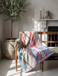 Desert Indigo Handmade Vintage Bagru Throw