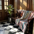 Desert Indigo Handmade Vintage Bagru Throw