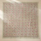 Whispering Fern Handmade Kantha Queen Bedsheet