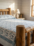 Amber Dream Handmade Kantha Queen Bedsheet