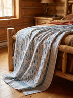 Amber Dream Handmade Kantha Queen Bedsheet