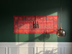 Trillium Appliqué Pure Cotton Wall Hanging